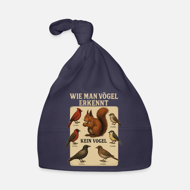 Recognizing Birds Funny Bird Watching Ornithologi Organic Baby Cap