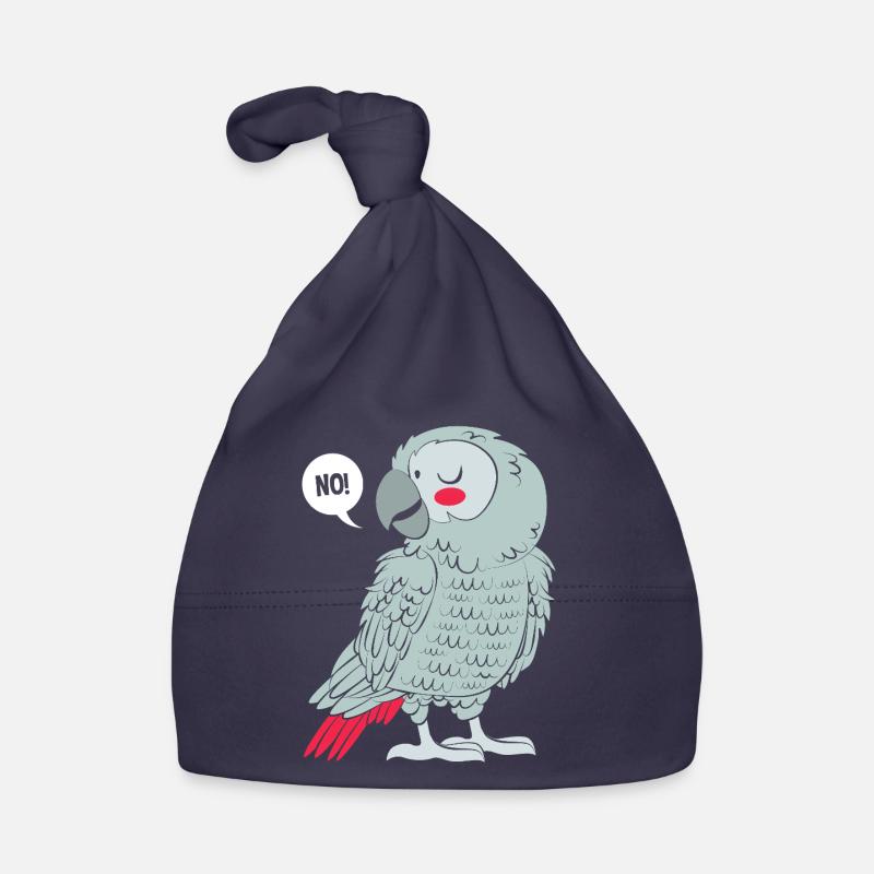 Parrot Gray Gray Parrot Organic Baby Cap