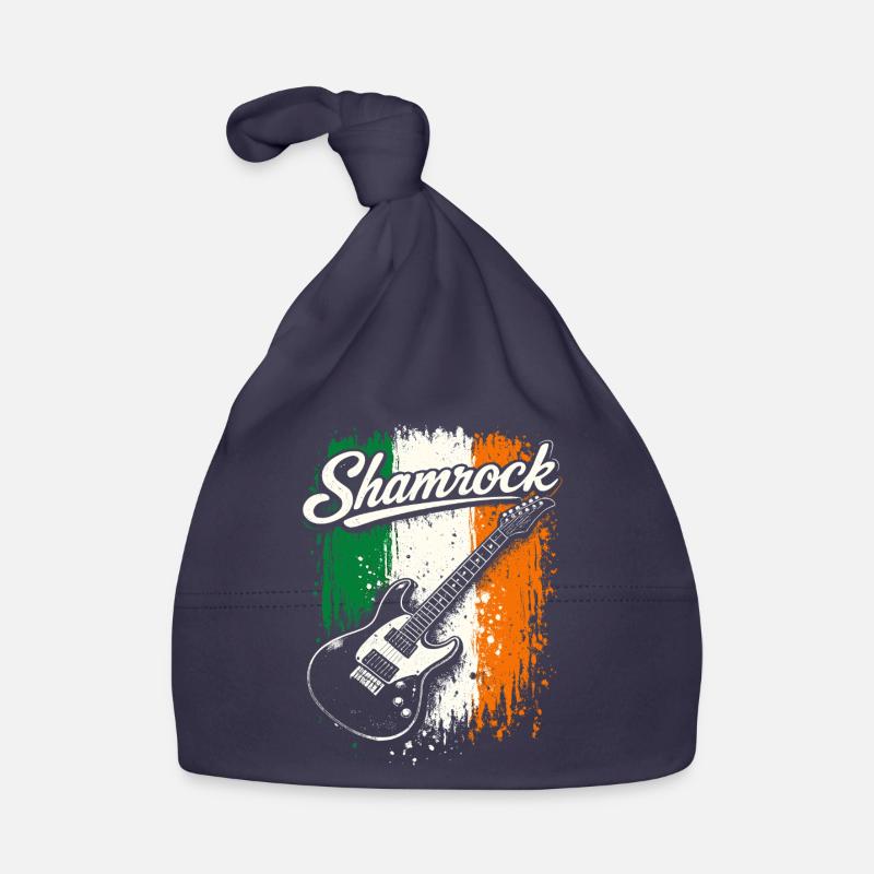 St Patrick E-Gitarre Irish Flag Rock Baby Bio-Mütze