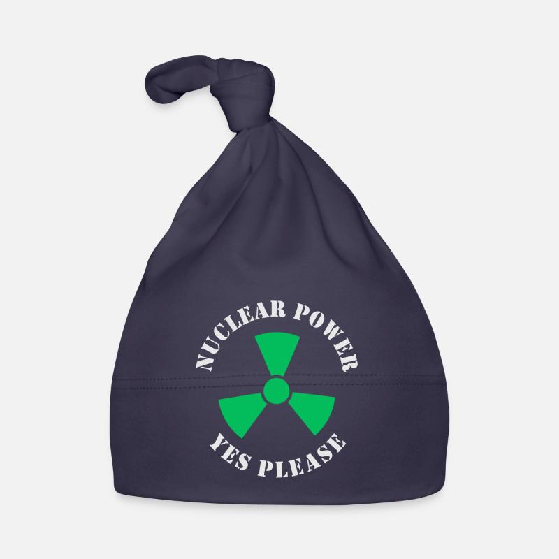 Nuclear Power, Yes Please, Nuclear Energy Organic Baby Cap