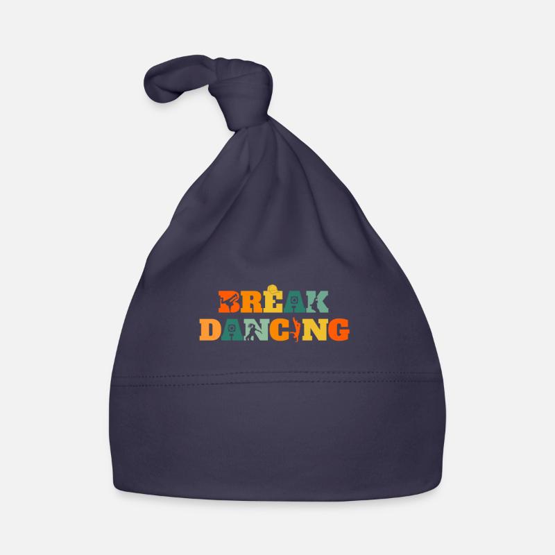 Breakdance Breakdancer Breakdancing - Organic Baby Cap - navy