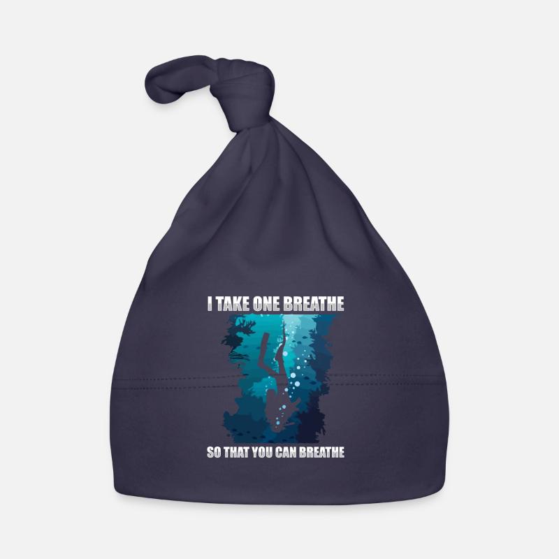 Plongée sous-marine Plongeurs Plongée - Bonnet bio Bébé - marine