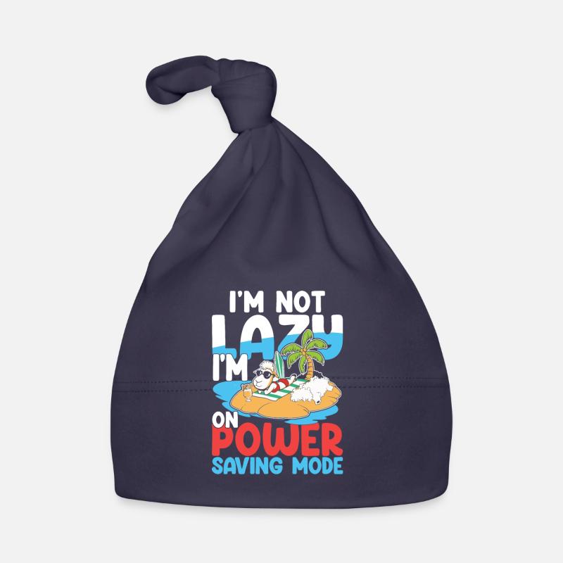 I'm Not Lazy I'm On Power Saving Mode Baby Bio-Mütze