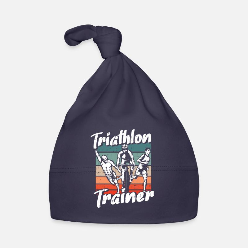 Triathlon Triathlet Trainer Baby Bio-Mütze