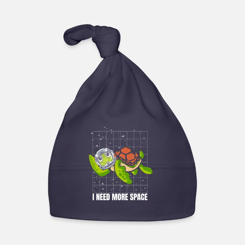 Schildkröte Astronaut I Need More Space Baby Bio-Mütze