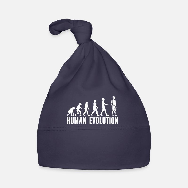Robotik Ai Roboter Evolution Human Evolution Baby Bio-Mütze