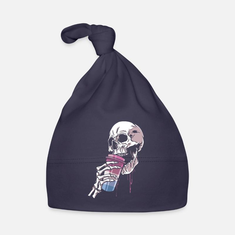 Genderfluid skeleton Organic Baby Cap