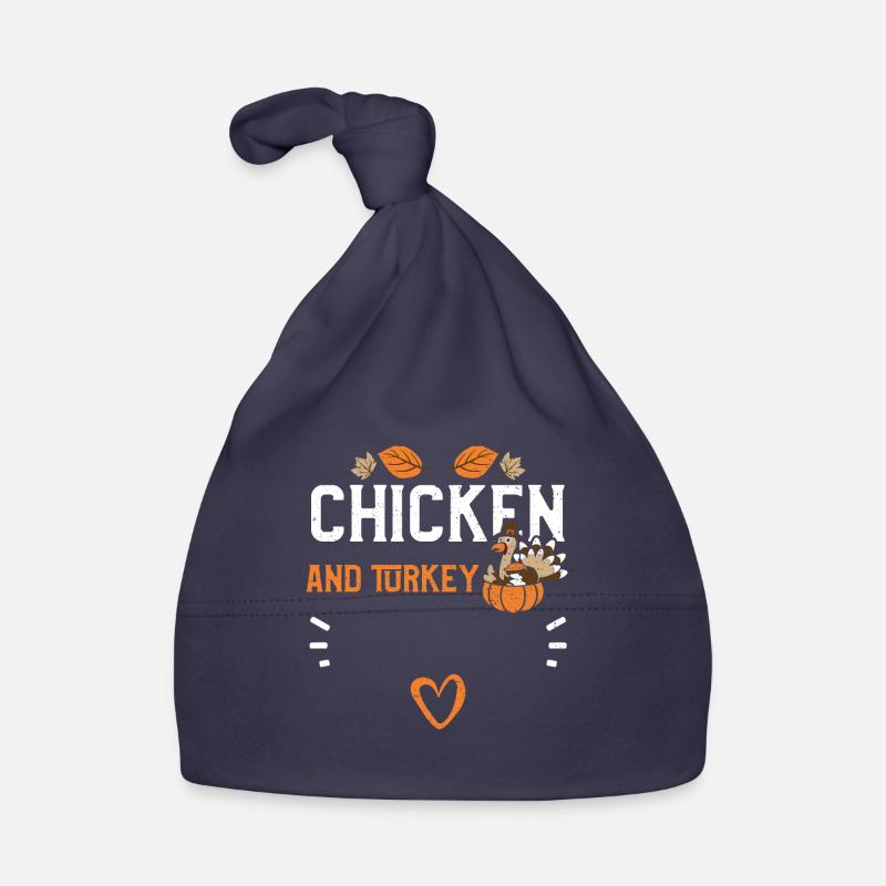 Poulet et dinde - Action de grâce Bonnet bio Bébé