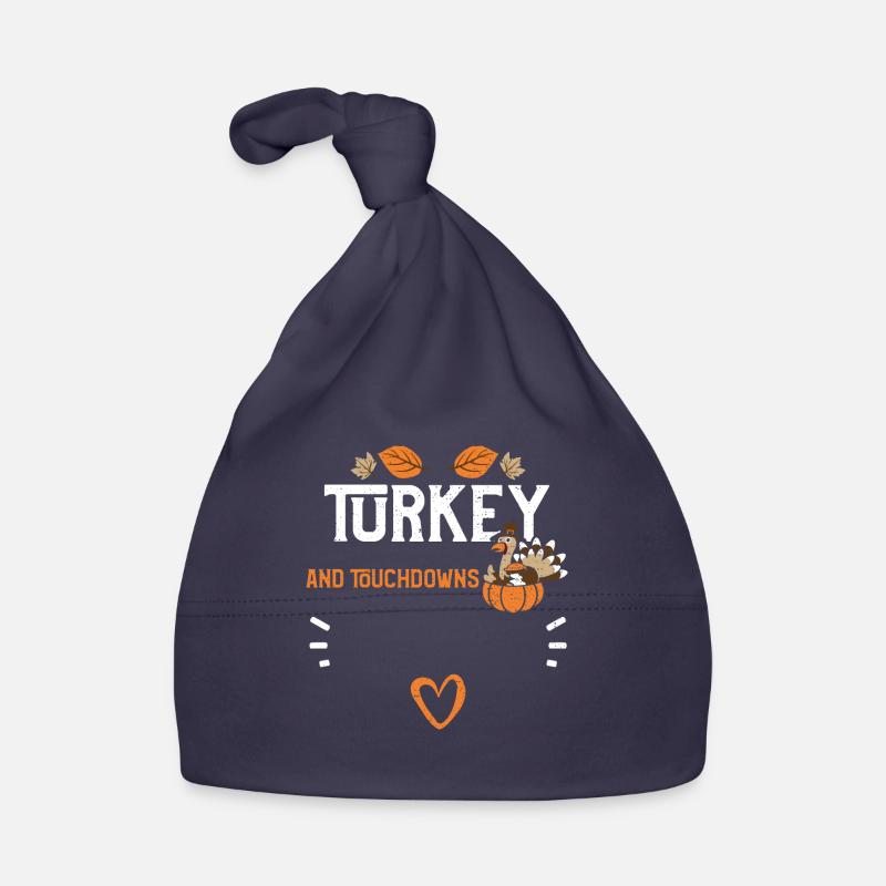 Turkey And Touchdowns Baby Bio-Mütze