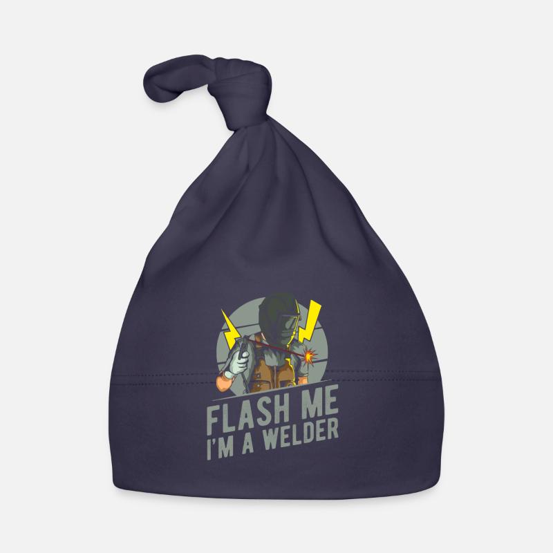 Welder locksmith funny Organic Baby Cap