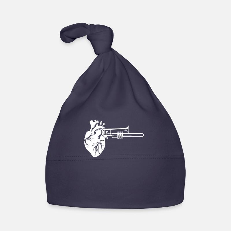 Spielmannszug Trombone Herz Bonnet bio Bébé