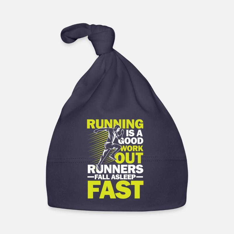 Running Good Work Out Runners Fall Asleep Fast Baby Bio-Mütze