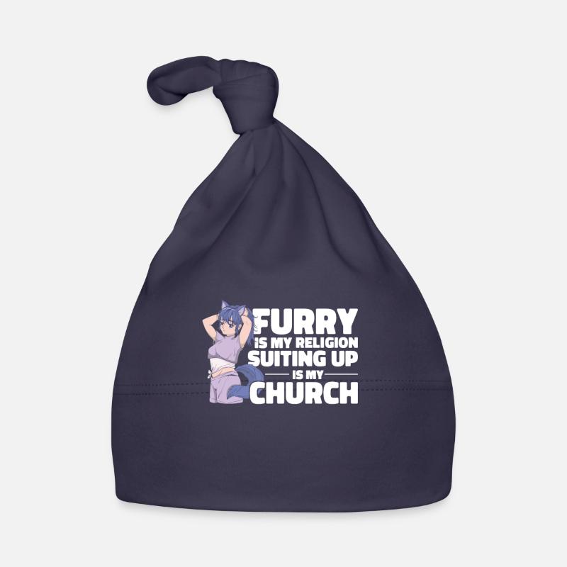 Furry Fandom Fursuits Cool - Bonnet bio Bébé - marine