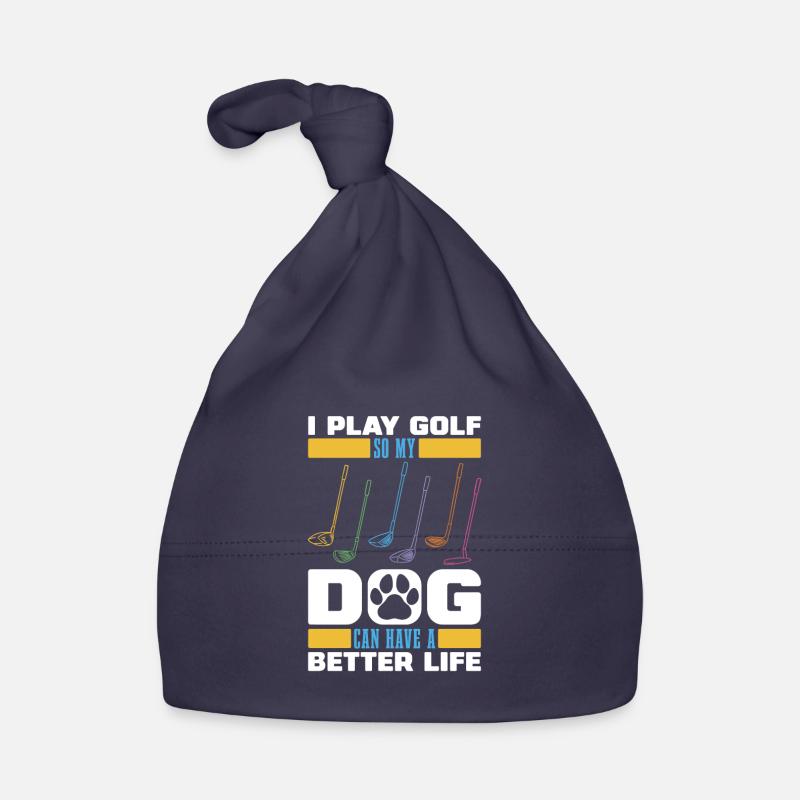 Golf Golfeur Chien de golf Bonnet bio Bébé