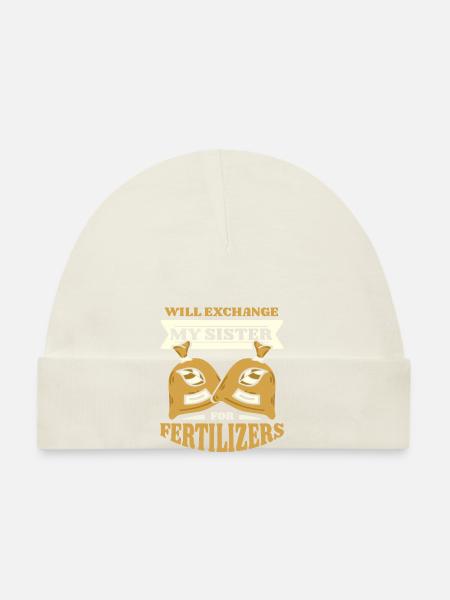 Hobby Gardener Garden Funny - Organic Baby Cap - navy - Front