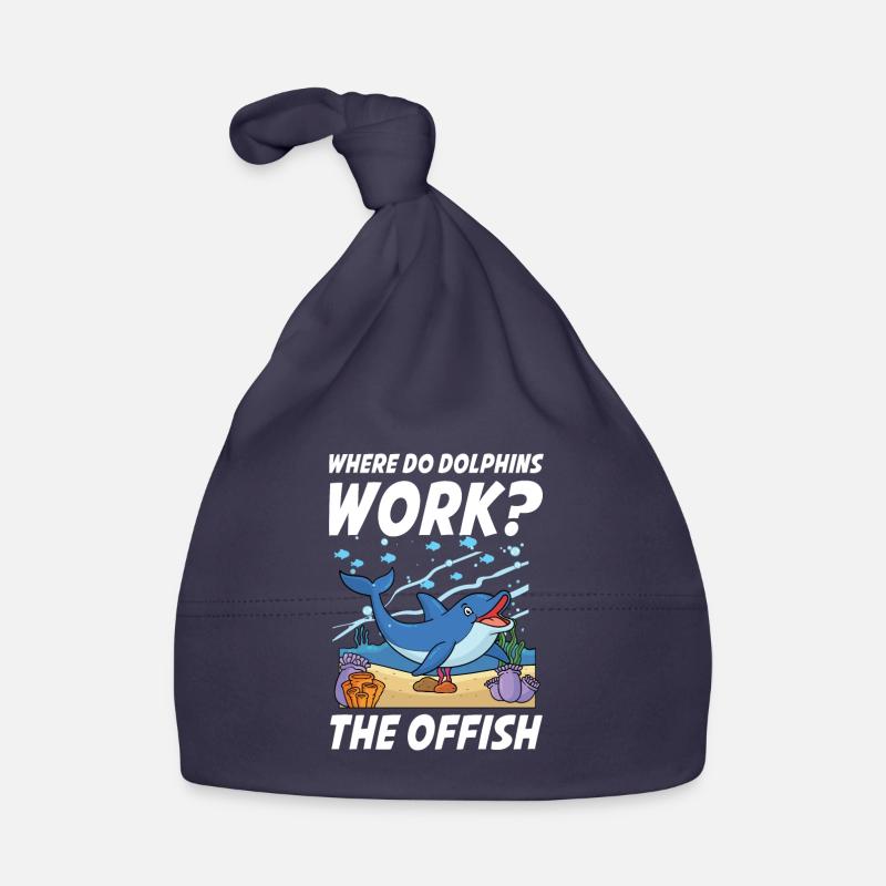 Where Do Dophins Work The Offish Baby Bio-Mütze