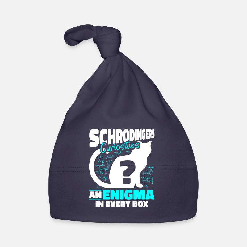 Physik Phyiker Schrödinger Quantenphysik - Baby Bio-Mütze - Navy