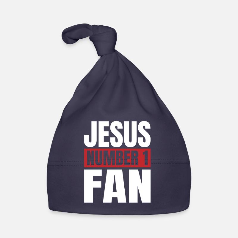 Christ Christianisme Cool - Bonnet bio Bébé - marine