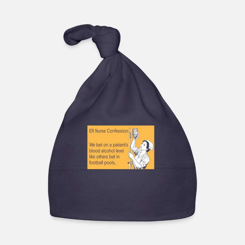 Infirmière Drôle Infirmière D’urgence Bonnet bio Bébé