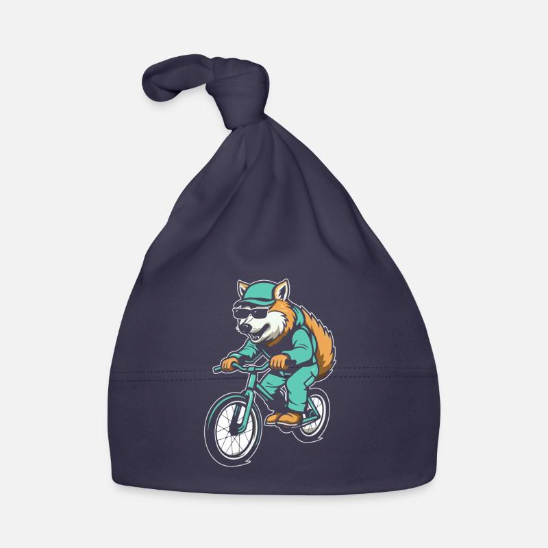 Wolf Cyclisme Bonnet bio Bébé