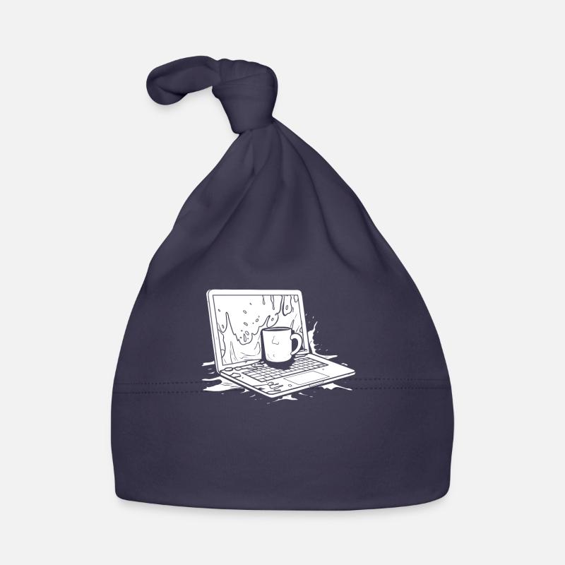 Entwickler Coder Programmierer Kaffee Baby Bio-Mütze