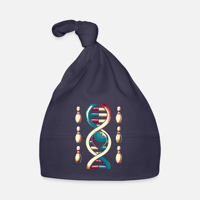 Bowling Bowlen Bowler C’est dans mon ADN Bonnet bio Bébé