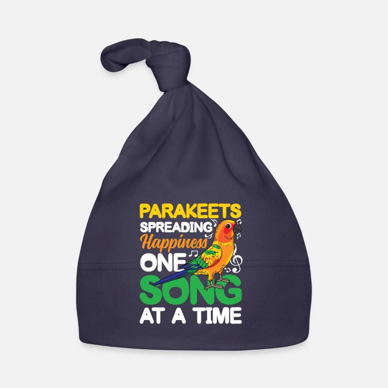 Parakeets Spreading Happiness One Song At A Time Baby Bio-Mütze