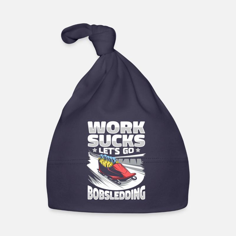 Bobsledding Organic Baby Cap