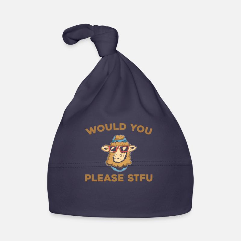 Sheep Stfu Would You Please Shut Up Organic Baby Cap
