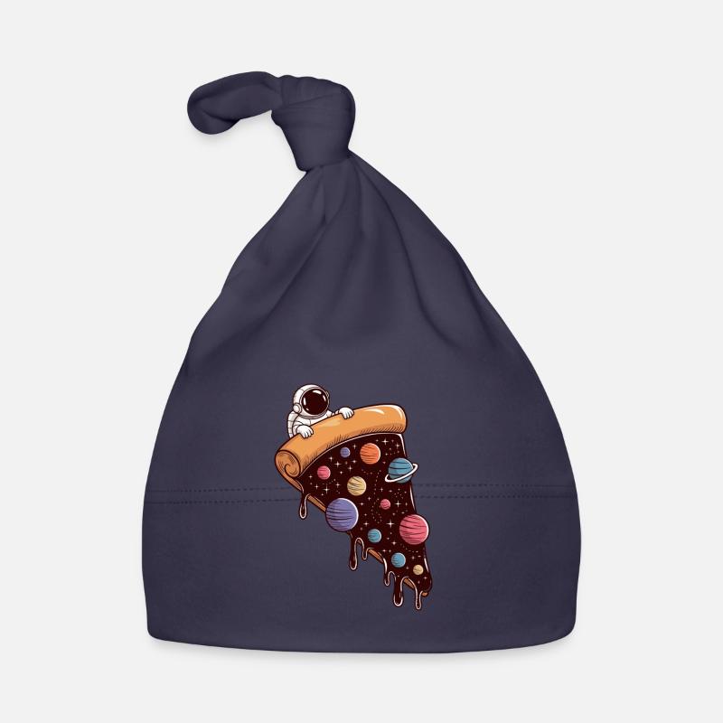 Astronaute et Galactic Pizza Adventure dans le Bonnet bio Bébé