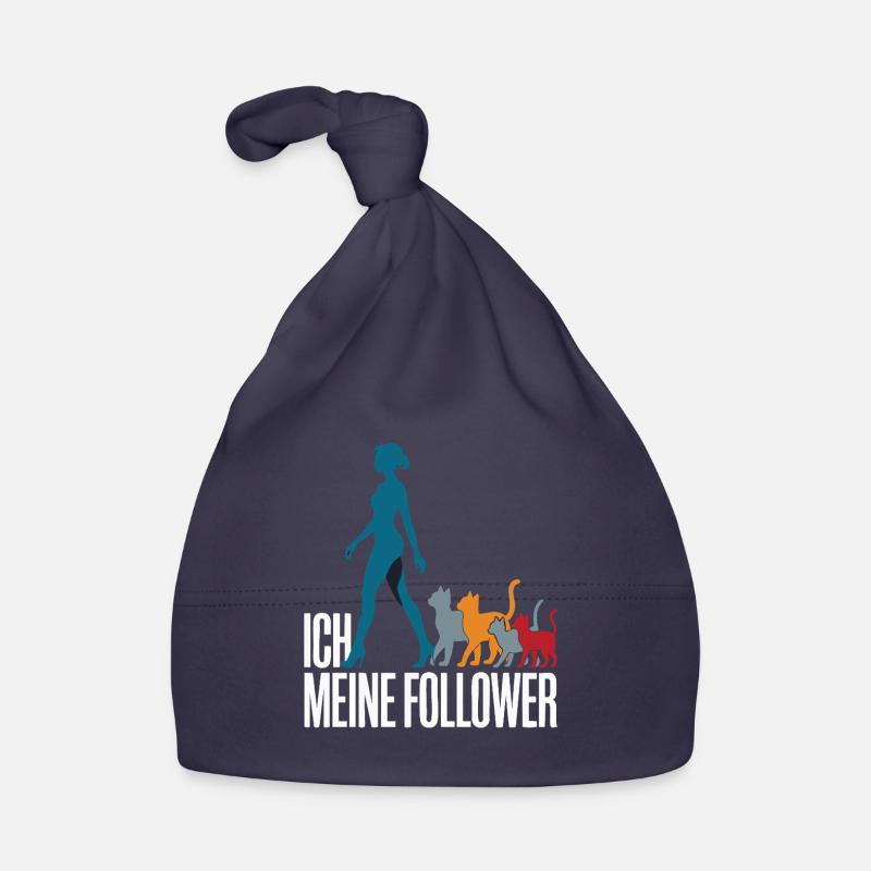 Moi et mes abonnés – Cat Humor Design Bonnet bio Bébé