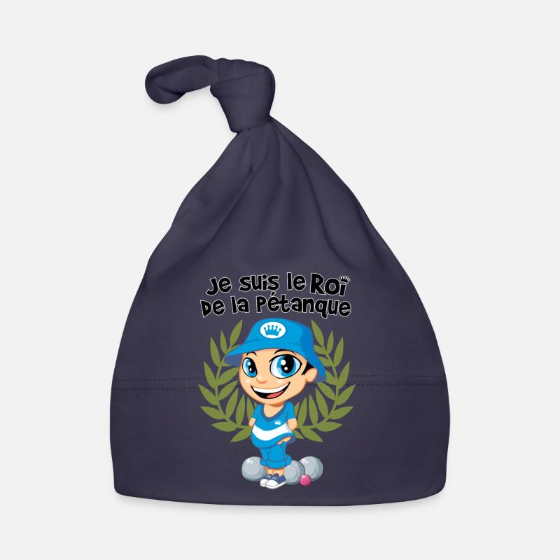 Enfant roi de la pétanque Bonnet bio Bébé