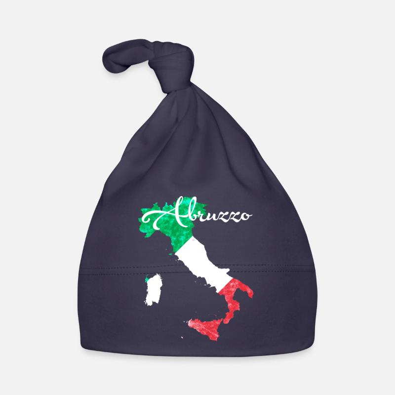 Abruzzes - Bonnet bio Bébé - marine