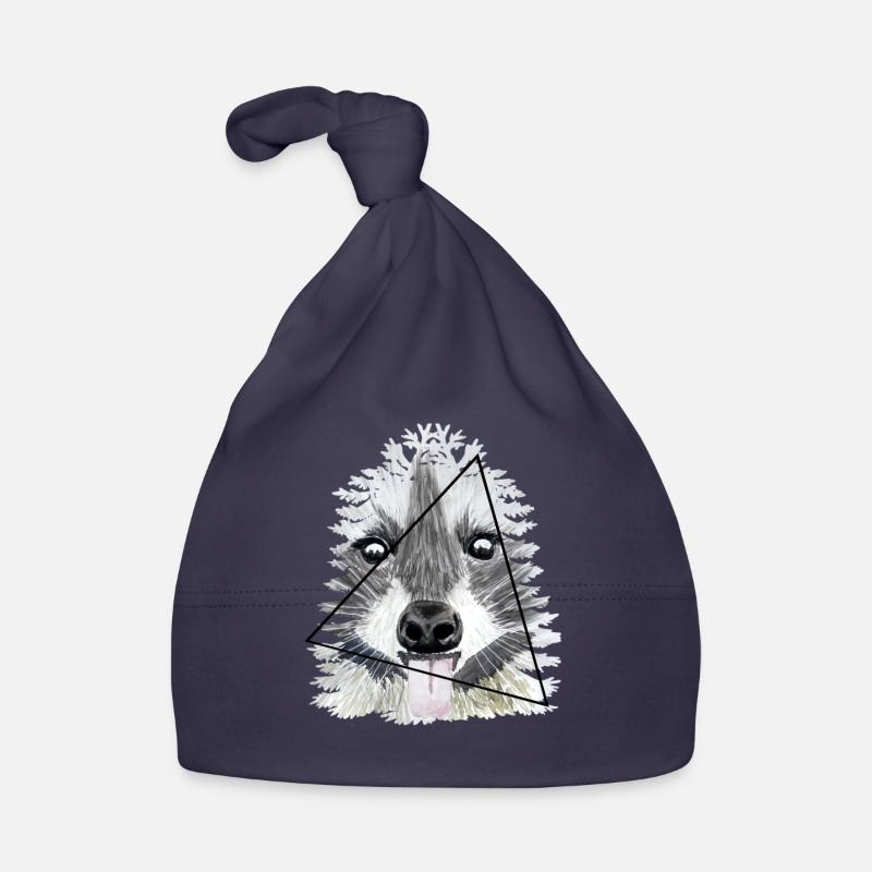 Waschbär Baby Bio-Mütze
