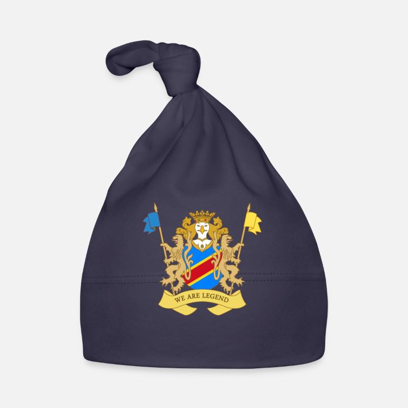 BLASON RDC - Bonnet bio Bébé - marine