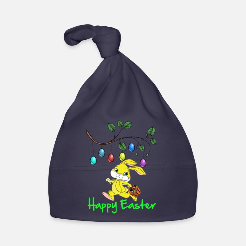 Easter Easter, happy easter, easter bunny, happy easter Organic Baby Cap