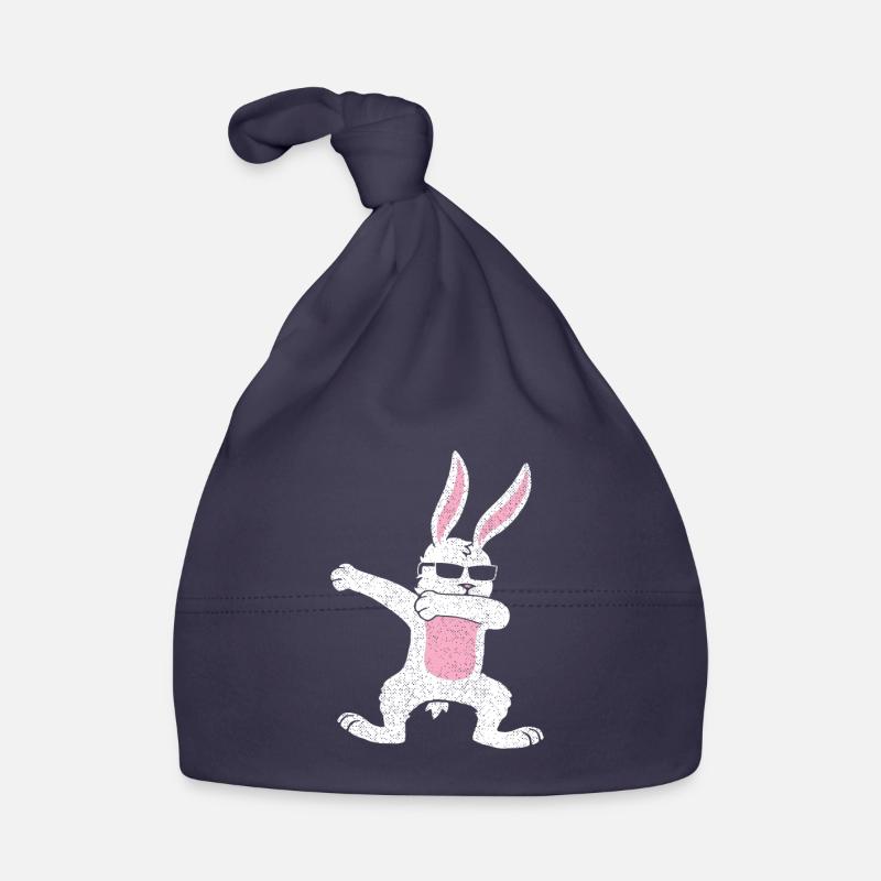 Dabbing Easter Bunny Easter Gift Gift Idea Organic Baby Cap