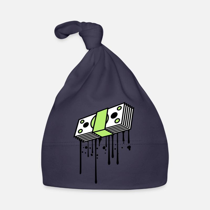 drop graffiti banknotes buendel dollar gettin Organic Baby Cap