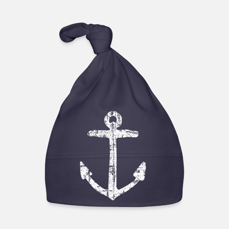 Ancre (Blanc) Bonnet bio Bébé