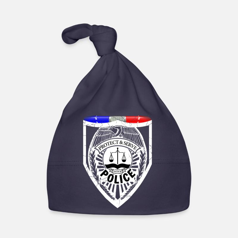policeman Organic Baby Cap