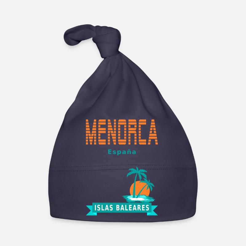 Menorca - Islas Baleares - España - Bonnet bio Bébé - marine