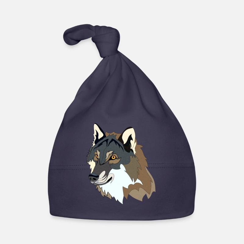 Wolf Baby Bio-Mütze