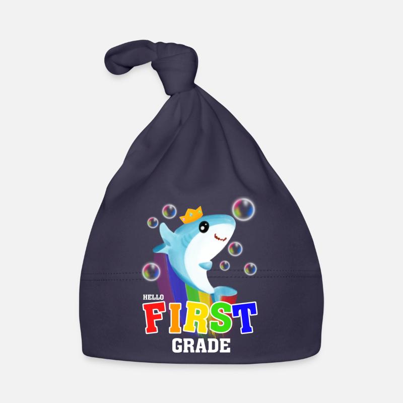 Hello First Grade Organic Baby Cap