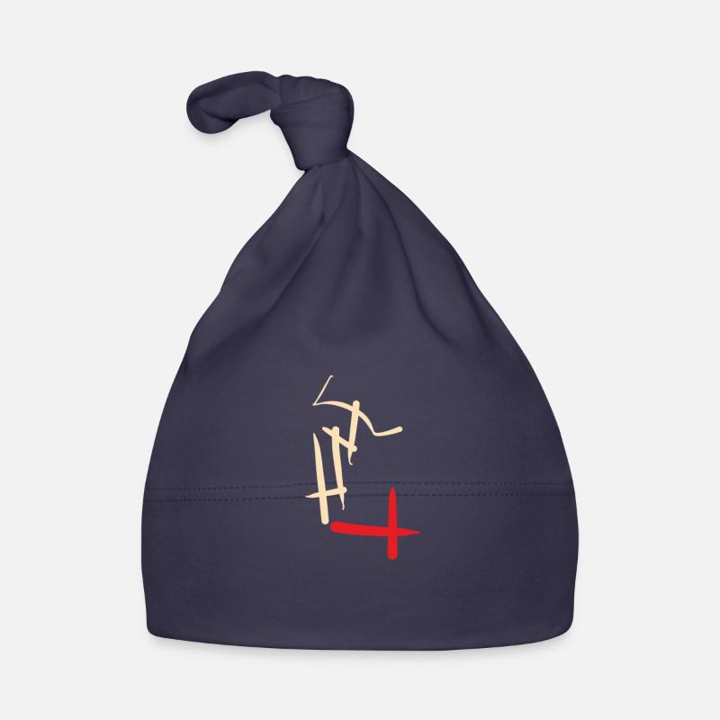 La beauté abstraite - Bonnet bio Bébé - marine