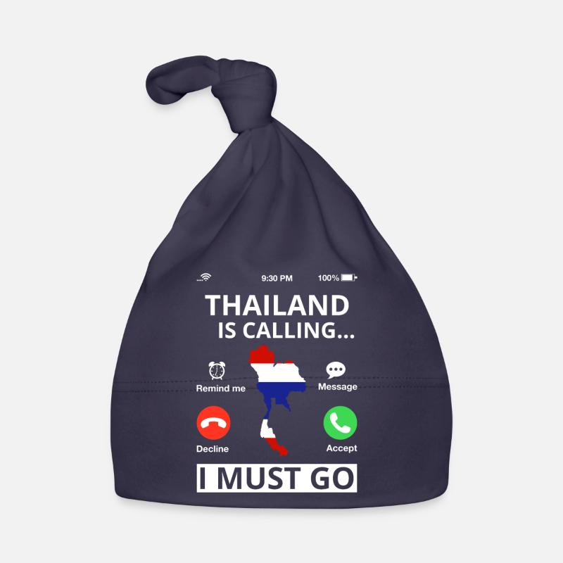 Thaïlande Drapeau Thaïlandais Drapeau utilisé Look Bonnet bio Bébé