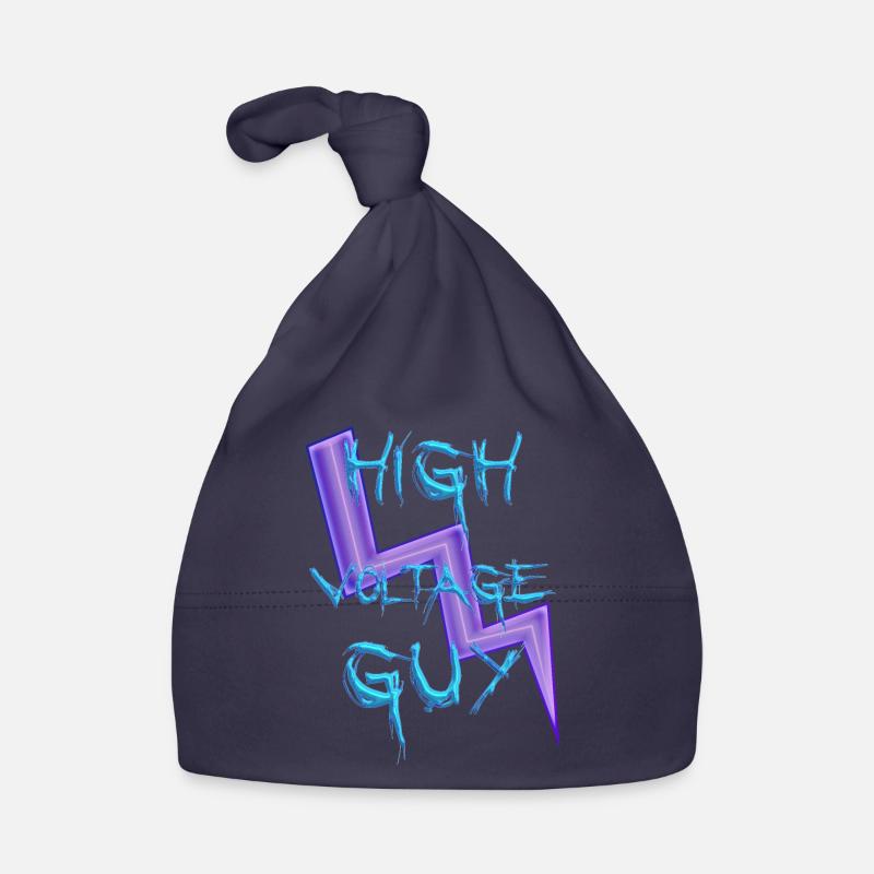High Voltage Boy Organic Baby Cap