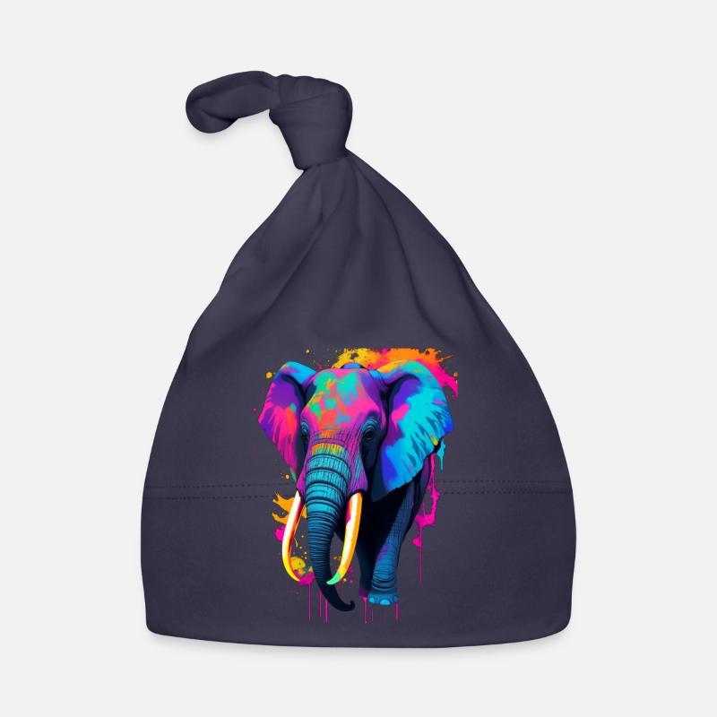 Éléphant Bonnet bio Bébé