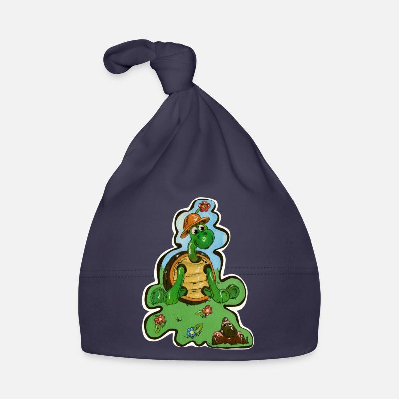 Crapaud refroidir - Bonnet bio Bébé - marine