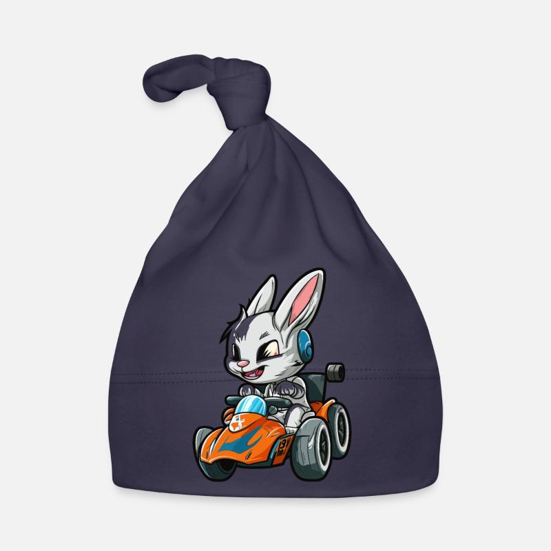 Rabbit Racing Organic Baby Cap