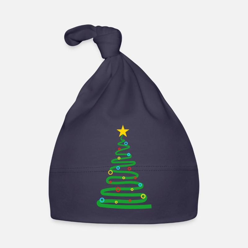 Noël Noël Noël No� - Bonnet bio Bébé - marine